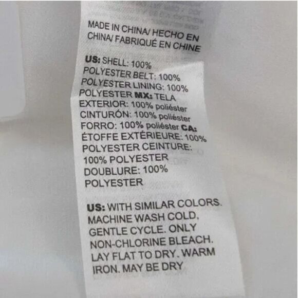 NEW White House Black Market Long-Sleeve White Eyelet Dress, S - Picture 16 of 16